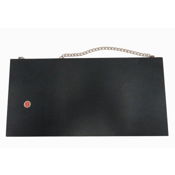 WOOD PLAQUE With Silver Elk Figurine and Framed Horse Scene Canada Vintage 12 In - Picture 4 of 12